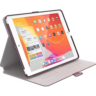 Speck Products BalanceFolio-Hülle mit Ständer für iPad mit 10,2 Zoll, für 7. Generation (2019), 8. Generation (2020), 9.Generation (2021), Plumberry Purple (violett), Crushed Purple (lila), Crepe Pink Speck Products BalanceFolio-Hülle mit Ständer für iPad mit 10,2 Zoll, für 7. Generation (2019), 8. Generation (2020), 9.Generation (2021), Plumberry Purple (violett), Crushed Purple (lila), Crepe Pink