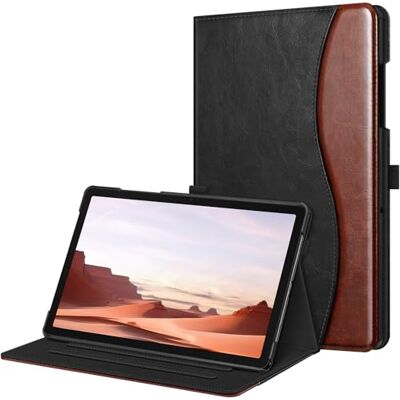 FINTIE Hülle für Samsung Galaxy Tab A11+ Plus/Tab A9+ Plus 11 Zoll 2025 Folio Tablet-Schutzhülle mit verstellbarem Ständer, Dokumentenfach, Schwarz/Braun FINTIE Hülle für Samsung Galaxy Tab A11+ Plus/Tab A9+ Plus 11 Zoll 2025 Folio Tablet-Schutzhülle mit verstellbarem Ständer, Dokumentenfach, Schwarz/Braun