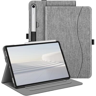 FINTIE Hülle für Samsung Galaxy Tab S10 FE/ S9 FE 5G 10.9 Zoll/Tab S9 11 Zoll Multi-Winkel-Ansicht Schutzhülle mit Tasche, Auto Sleep/Wake, Grau FINTIE Hülle für Samsung Galaxy Tab S10 FE/ S9 FE 5G 10.9 Zoll/Tab S9 11 Zoll Multi-Winkel-Ansicht Schutzhülle mit Tasche, Auto Sleep/Wake, Grau