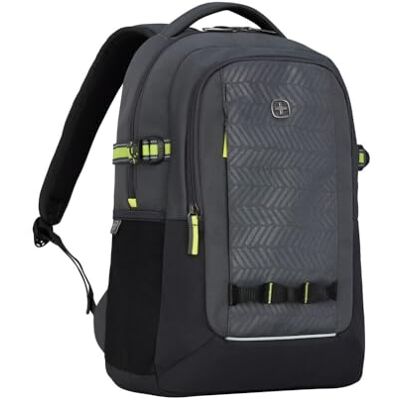 WENGER Ryde Laptop-Rucksack mit Tabletfach, Notebook bis 16 Zoll, Tablet bis 10 Zoll, Organizer, 26 l, Damen Herren, Büro Business-Reisen Uni, Anthrazit/Schwarz, 611990 WENGER Ryde Laptop-Rucksack mit Tabletfach, Notebook bis 16 Zoll, Tablet bis 10 Zoll, Organizer, 26 l, Damen Herren, Büro Business-Reisen Uni, Anthrazit/Schwarz, 611990