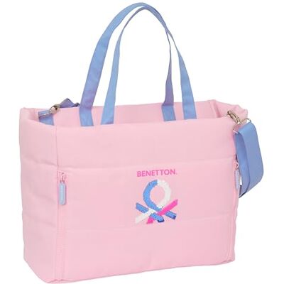 safta BENETTON PINK Laptoptasche 35,6 cm (14,1 Zoll), mit Tasche, Rucksack, ideal für Kinder verschiedener Altersgruppen, bequem und vielseitig, Qualität und Widerstandsfähigkeit, 54 x 17 x 31 cm safta BENETTON PINK Laptoptasche 35,6 cm (14,1 Zoll), mit Tasche, Rucksack, ideal für Kinder verschiedener Altersgruppen, bequem und vielseitig, Qualität und Widerstandsfähigkeit, 54 x 17 x 31 cm