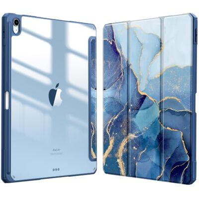 FINTIE Hybrid Hülle für iPad Air 13 Zoll M4/M3/M2 (2026/2025/2024) Schlankes Stoßfeste PC-Rückschale Schutzhülle mit Stifthalter, Standfunktion, Auto-Sleep/Wake, Ozean Marmor FINTIE Hybrid Hülle für iPad Air 13 Zoll M4/M3/M2 (2026/2025/2024) Schlankes Stoßfeste PC-Rückschale Schutzhülle mit Stifthalter, Standfunktion, Auto-Sleep/Wake, Ozean Marmor