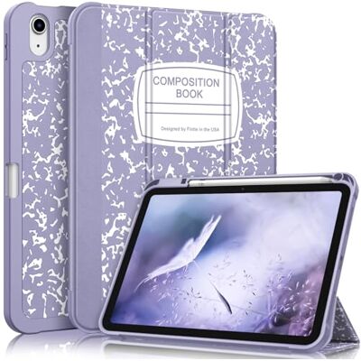 FINTIE SlimShell Hülle für iPad (A16) 11th Generation 11 Zoll (2025), iPad 10th Generation 10.9 Zoll (2022) Flexible Soft TPU Stand Back Cover mit Stifthalter, Zusammensetzung Lila FINTIE SlimShell Hülle für iPad (A16) 11th Generation 11 Zoll (2025), iPad 10th Generation 10.9 Zoll (2022) Flexible Soft TPU Stand Back Cover mit Stifthalter, Zusammensetzung Lila