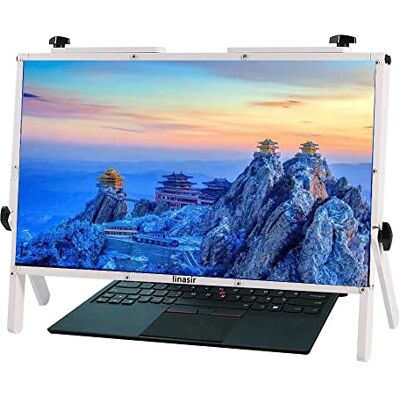 Generic Ipad Bildschirmlupe, 3-fache Lupe, Leselupe, tragbarer Tablet-Vergrößerungsprojektor, für Filme, Videos, kompatibel mit 14/15/16/17/18/20-Zoll-Handy, Tablet,Natur (Weiß) Generic Ipad Bildschirmlupe, 3-fache Lupe, Leselupe, tragbarer Tablet-Vergrößerungsprojektor, für Filme, Videos, kompatibel mit 14/15/16/17/18/20-Zoll-Handy, Tablet,Natur (Weiß)