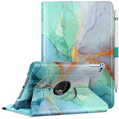 FINTIE Rotierende Schutzhülle für iPad mini 5 2019/iPad Mini 4-360 Grad drehbarer Smart Stand Schutzhülle Back Cover Auto Sleep/Wake Funktion für 7,9 Zoll iPad mini 5. Generation, Emerald Marble FINTIE Rotierende Schutzhülle für iPad mini 5 2019/iPad Mini 4-360 Grad drehbarer Smart Stand Schutzhülle Back Cover Auto Sleep/Wake Funktion für 7,9 Zoll iPad mini 5. Generation, Emerald Marble