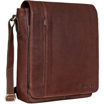 STILORD Paul Umhängetasche Herren Leder Hochformat Messenger Bag im Vintage Design Ledertasche für 13,3 Zoll MacBook iPad DIN A4 Herrentasche Echtleder Farbe:maraska Dunkelbraun STILORD Paul Umhängetasche Herren Leder Hochformat Messenger Bag im Vintage Design Ledertasche für 13,3 Zoll MacBook iPad DIN A4 Herrentasche Echtleder Farbe:maraska Dunkelbraun