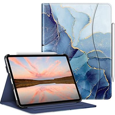 FINTIE Hülle für iPad Pro 11 Zoll 4. Generation/ 3. Gen/ 2. Gen (Modell 2022/2021/2010), Multi-Winkel Folio Schutzhülle mit Stifthalter, Dokumentenfach und Auto Schlaf/Wach Funktion, Ozean Marmor FINTIE Hülle für iPad Pro 11 Zoll 4. Generation/ 3. Gen/ 2. Gen (Modell 2022/2021/2010), Multi-Winkel Folio Schutzhülle mit Stifthalter, Dokumentenfach und Auto Schlaf/Wach Funktion, Ozean Marmor