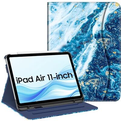 FINTIE Hülle für iPad Air 5. Generation 2022 / iPad Air 4. Generation 2020 10.9 Zoll, Multi-Winkel Betrachtung Folio Stand Schutzhülle Case Cover mit Dokumentschlitze, Auto Sleep/Wake, Schwarz FINTIE Hülle für iPad Air 5. Generation 2022 / iPad Air 4. Generation 2020 10.9 Zoll, Multi-Winkel Betrachtung Folio Stand Schutzhülle Case Cover mit Dokumentschlitze, Auto Sleep/Wake, Schwarz