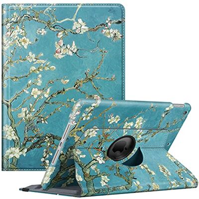 FINTIE Rotierende Hülle für iPad 9th Generation (2021) / 8th Generation (2020) / 7th Gen (2019) 10.2 Zoll 360 Grad drehbarer Ständer Cover mit Stifthalter, Auto Wake Sleep, Blossom FINTIE Rotierende Hülle für iPad 9th Generation (2021) / 8th Generation (2020) / 7th Gen (2019) 10.2 Zoll 360 Grad drehbarer Ständer Cover mit Stifthalter, Auto Wake Sleep, Blossom