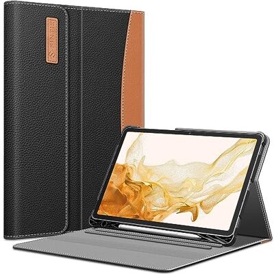 FINTIE Schutzhülle für Samsung Galaxy Tab S8 Plus 2022/S7 FE 2021/S7 Plus 2020, 31,9 cm (12,4 Zoll), mit S-Stifthalter, mit Mehreren Aufstellwinkeln, Tasche, Auto-Sleep/Wake-Funktion, Schwarz FINTIE Schutzhülle für Samsung Galaxy Tab S8 Plus 2022/S7 FE 2021/S7 Plus 2020, 31,9 cm (12,4 Zoll), mit S-Stifthalter, mit Mehreren Aufstellwinkeln, Tasche, Auto-Sleep/Wake-Funktion, Schwarz