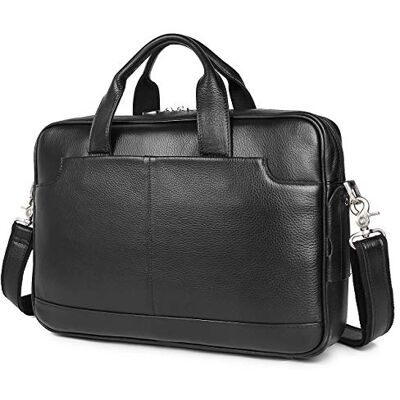 Augus Leather Laptop Briefcase for Men,Waterproof Travel Messenger Duffle Bags 15.6 Inch Laptop Bag Augus Leather Laptop Briefcase for Men,Waterproof Travel Messenger Duffle Bags 15.6 Inch Laptop Bag