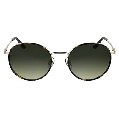 Calvin Unisex Adult Sunglasses CK25101S Dark Havana with Gradient Khaki Lens Calvin Unisex Adult Sunglasses CK25101S Dark Havana with Gradient Khaki Lens