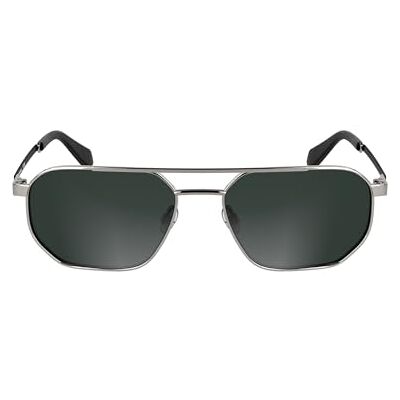 Calvin Jeans Unisex Adult Sunglasses CKJ25202S Light Ruthenium with Solid Grey Lens Calvin Jeans Unisex Adult Sunglasses CKJ25202S Light Ruthenium with Solid Grey Lens
