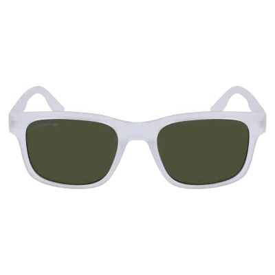 Lacoste Boys' Sunglasses L3656S Matte Crystal with Solid Green Lens Lacoste Boys' Sunglasses L3656S Matte Crystal with Solid Green Lens