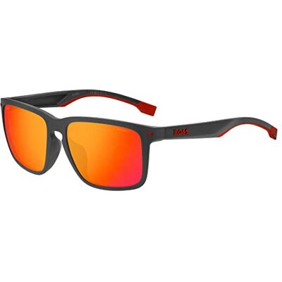 Boss Sonnenbrillen Hugo 1542/F/S Matte Grey Red/Red 59/17/140 Herren Boss Sonnenbrillen Hugo 1542/F/S Matte Grey Red/Red 59/17/140 Herren