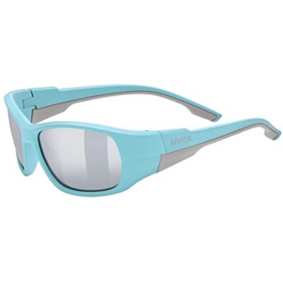 Uvex sportstyle 514 Sportbrille für Kinder starker Schutz vor Sonnenstrahlung unzerbrechlicher Flex-Rahmen lightblue matt/mirror silver one size Uvex sportstyle 514 Sportbrille für Kinder starker Schutz vor Sonnenstrahlung unzerbrechlicher Flex-Rahmen lightblue matt/mirror silver one size