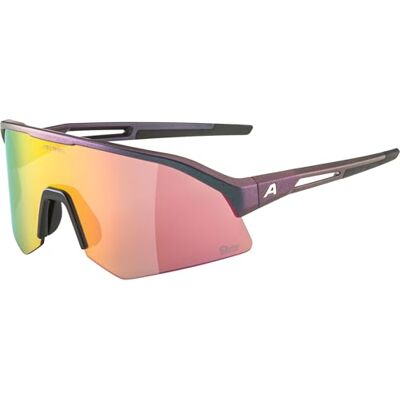 ALPINA Unisex Sonic HR Q-LITE Sportbrille, black-pu. met. ma., One Size ALPINA Unisex Sonic HR Q-LITE Sportbrille, black-pu. met. ma., One Size