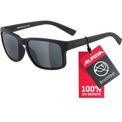 ALPINA KOSMIC Sonnenbrille, all black matt, One Size ALPINA KOSMIC Sonnenbrille, all black matt, One Size