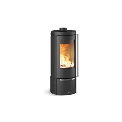 La Nordica Kaminofen Marlena 7,5 kW Holzofen emailliertes Gusseisen Schwarz 130 mm Rauchrohr oben A+ Panoramascheibe Scheibenspülung Bauart 1 215 m³ Raumvolumen 106 x 45 x 50,1 cm La Nordica Kaminofen Marlena 7,5 kW Holzofen emailliertes Gusseisen Schwarz 130 mm Rauchrohr oben A+ Panoramascheibe Scheibenspülung Bauart 1 215 m³ Raumvolumen 106 x 45 x 50,1 cm