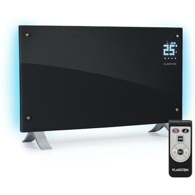 Klarstein Elektroheizung, Konvektor- Freistehend oder Wandmontage, Mobile Elektroheizung Energiesparend, Leise Heizung , Standgerät Heizkörper mit Thermostat, 2000 Watt Klarstein Elektroheizung, Konvektor- Freistehend oder Wandmontage, Mobile Elektroheizung Energiesparend, Leise Heizung , Standgerät Heizkörper mit Thermostat, 2000 Watt