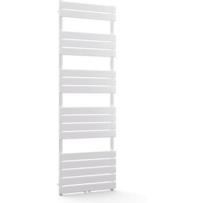 blumfeldt Badheizkörper 890 W Wandmontierter Handtuchheizkörper Mit Mittelanschluss, Modernes Stahl-Design, Handtuchhalter Für Badezimmer & Wohnräume, 60x180 cm, Weiß blumfeldt Badheizkörper 890 W Wandmontierter Handtuchheizkörper Mit Mittelanschluss, Modernes Stahl-Design, Handtuchhalter Für Badezimmer & Wohnräume, 60x180 cm, Weiß