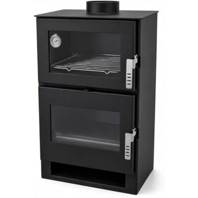 Nana IF EEK A+ Kaminofen mit Backfach Inox Verso F Holzofen 9 kW Kamin Ofen Holz Mehrfachbelegung Heizofen Nana IF EEK A+ Kaminofen mit Backfach Inox Verso F Holzofen 9 kW Kamin Ofen Holz Mehrfachbelegung Heizofen