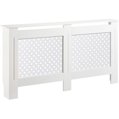 Toboli Heizkörperverkleidung weiß 152 x 19 x 82 cm, Heizkörperabdeckung aus MDF, Holzverkleidung für Heizkörper, Heizung stilvoll verkleiden Toboli Heizkörperverkleidung weiß 152 x 19 x 82 cm, Heizkörperabdeckung aus MDF, Holzverkleidung für Heizkörper, Heizung stilvoll verkleiden