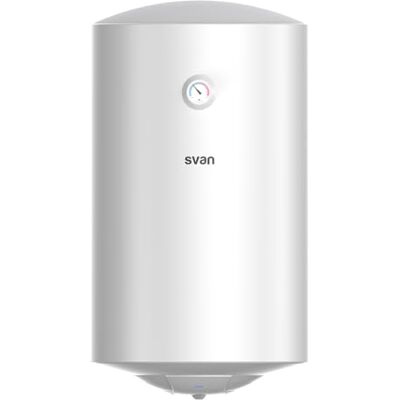 SVAN ST8002 Elektrischer Durchlauferhitzer, 80 Liter, 1500 W, Montageset, Widerstand aus emailliertem Stahl, manuelles Thermostat, Temperatur max. 75 °C, Weiß, Energieeffizienzklasse C SVAN ST8002 Elektrischer Durchlauferhitzer, 80 Liter, 1500 W, Montageset, Widerstand aus emailliertem Stahl, manuelles Thermostat, Temperatur max. 75 °C, Weiß, Energieeffizienzklasse C