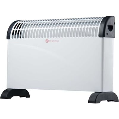 alpina Elektro-Konvektionsheizung CHYO2 – Elektroheizkörper 2000 W – mit einstellbarem Thermostat und Turbo-Funktion – Räume bis zu 15 m² – Weiß, 130x90x60 alpina Elektro-Konvektionsheizung CHYO2 – Elektroheizkörper 2000 W – mit einstellbarem Thermostat und Turbo-Funktion – Räume bis zu 15 m² – Weiß, 130x90x60