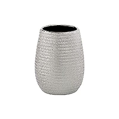 Gedy G-Astrid Zahnbürstenhalter für Badezimmer, Silber, Maße 11 x 8,3 x 8,3 cm, Gewicht 0,294 kg, Zahnbürstenhalter aus Keramik, Jahre Garantie 2, Design R&E Gedy G-Astrid Zahnbürstenhalter für Badezimmer, Silber, Maße 11 x 8,3 x 8,3 cm, Gewicht 0,294 kg, Zahnbürstenhalter aus Keramik, Jahre Garantie 2, Design R&E