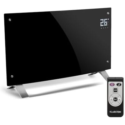 Klarstein Elektroheizung, Konvektor-Heizung Freistehend oder Wandmontage, Mobile Energiesparend, Leise , Standgerät Heizkörper Elektrisch mit Thermostat, 2000 Watt Klarstein Elektroheizung, Konvektor-Heizung Freistehend oder Wandmontage, Mobile Energiesparend, Leise , Standgerät Heizkörper Elektrisch mit Thermostat, 2000 Watt