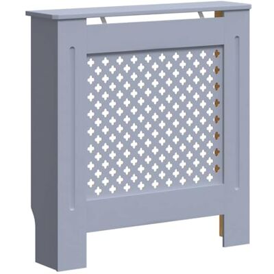 vidaXL MDF Heizkörperabdeckung Grau Heizkörper Schrank Möbel Heizkörper Regal vidaXL MDF Heizkörperabdeckung Grau Heizkörper Schrank Möbel Heizkörper Regal