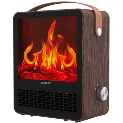 Cecotec Keramik-Heizlüfter für den Tisch mit niedrigem Verbrauch – ReadyWarm 1500 Ceramic Flames. 1500 W, Flammeneffekt-Licht, regulierbares Thermostat, 2 Modi, dreifaches Sicherheitssystem, für 15 m² Cecotec Keramik-Heizlüfter für den Tisch mit niedrigem Verbrauch – ReadyWarm 1500 Ceramic Flames. 1500 W, Flammeneffekt-Licht, regulierbares Thermostat, 2 Modi, dreifaches Sicherheitssystem, für 15 m²