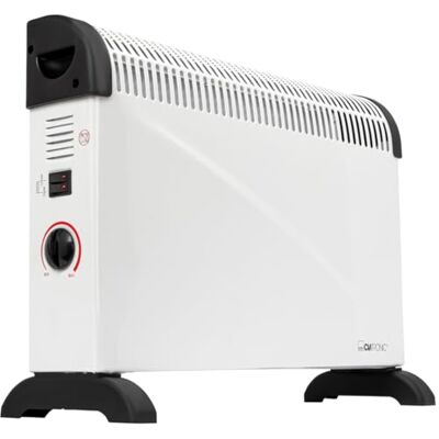 Clatronic ® Konvektor-Heizung Mobile Wärme für Zuhause Elektroheizung mit 3 Heizstufen Heizung mit Thermostat bis zu 40qm Konvektor mit Überhitzungsschutz KH 3077 N Clatronic ® Konvektor-Heizung Mobile Wärme für Zuhause Elektroheizung mit 3 Heizstufen Heizung mit Thermostat bis zu 40qm Konvektor mit Überhitzungsschutz KH 3077 N