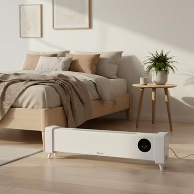 M mimotec Elektrischer Konvektor-Heizkörper White Guanx 2200 W, spritzwassergeschützt IPX4, leise 0 dB, mit Fernbedienung, LED-Display und Kindersicherung M mimotec Elektrischer Konvektor-Heizkörper White Guanx 2200 W, spritzwassergeschützt IPX4, leise 0 dB, mit Fernbedienung, LED-Display und Kindersicherung