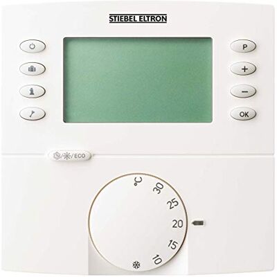 Eltron Funkraumtemperaturregler SRC C Digital, 2-Punkt-Regler, 5 Betriebsarten wählbar, Anzeige der Wunschtemperatur, Elektronische Temperaturkontrolle, Wochentagsregelung, 234417 Eltron Funkraumtemperaturregler SRC C Digital, 2-Punkt-Regler, 5 Betriebsarten wählbar, Anzeige der Wunschtemperatur, Elektronische Temperaturkontrolle, Wochentagsregelung, 234417