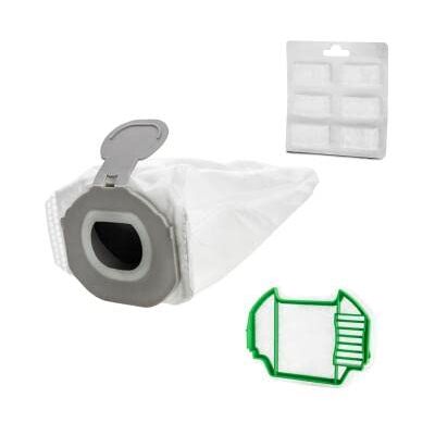 SDE Hepa-Set 6 Staubsaugerbeutel FP7 Premium + Motorschutzfilter + Duftchips geeignet für Vorwerk Kobold VK 7 SDE Hepa-Set 6 Staubsaugerbeutel FP7 Premium + Motorschutzfilter + Duftchips geeignet für Vorwerk Kobold VK 7