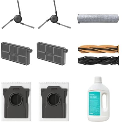dreame Zubehör-Kit Saugroboter Aqua10UltraRoller Complete und Aqua10 Roller, 1 HyperStream DuoBrush, 2 Seitenbürsten, 2 Filter, 2 Staubbeutel, 1 Walzen-Mop, 1l Reinigungsmittel dreame Zubehör-Kit Saugroboter Aqua10UltraRoller Complete und Aqua10 Roller, 1 HyperStream DuoBrush, 2 Seitenbürsten, 2 Filter, 2 Staubbeutel, 1 Walzen-Mop, 1l Reinigungsmittel