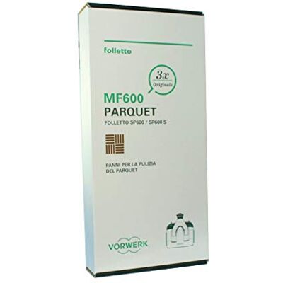 Vorwerk Original Parkettreinigungstücher SP600 Kobold 3er Pack Vorwerk Original Parkettreinigungstücher SP600 Kobold 3er Pack
