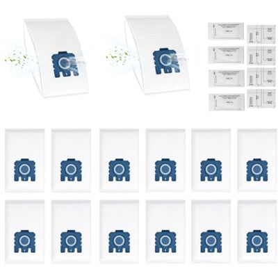 Pure 22 Stück Zubehörset für Miele GN 3D Staubsauger Classic C1 Complete C2 C3 S8340 Serie Ersatzteile (14 Staubsaugerbeutel S8340 Effizienz Beutel inkl 4 Abluftfilter & 4 Motorschutzfilter) Pure 22 Stück Zubehörset für Miele GN 3D Staubsauger Classic C1 Complete C2 C3 S8340 Serie Ersatzteile (14 Staubsaugerbeutel S8340 Effizienz Beutel inkl 4 Abluftfilter & 4 Motorschutzfilter)