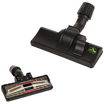 JaTop Staubsaugerdüse 37/30 mm, Universal Bodendüse mit 2 Rollen, Fadenheber und Bürste Anschluss-Adapter, kompatibel mit Miele, AEG, Siemens, Bosch, Kärcher+andere Hersteller JaTop Staubsaugerdüse 37/30 mm, Universal Bodendüse mit 2 Rollen, Fadenheber und Bürste Anschluss-Adapter, kompatibel mit Miele, AEG, Siemens, Bosch, Kärcher+andere Hersteller