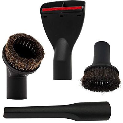 Grizzly Tools Premium Staubsauger Düsenset 35mm Fugendüse Saugpinsel rund, oval, Polsterdüse mit Fadenheber Saugdüsen Zwischenraumdüse Möbelpinsel Armaturenpinsel mit drehbarem Gelenk Grizzly Tools Premium Staubsauger Düsenset 35mm Fugendüse Saugpinsel rund, oval, Polsterdüse mit Fadenheber Saugdüsen Zwischenraumdüse Möbelpinsel Armaturenpinsel mit drehbarem Gelenk