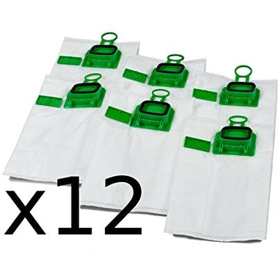 SDE Vorratspackung 2x6 Staubsaugerbeutel Premium geeignet für Vorwerk Kobold VK 140 und VK 150 SDE Vorratspackung 2x6 Staubsaugerbeutel Premium geeignet für Vorwerk Kobold VK 140 und VK 150