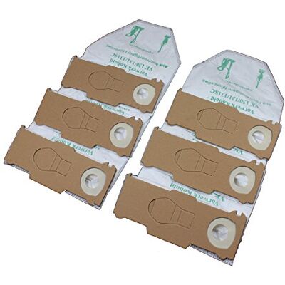 SDE 6 Staubsaugerbeutel Premium Vlies geeignet für Vorwerk Kobold 130, 131 und 131sc SDE 6 Staubsaugerbeutel Premium Vlies geeignet für Vorwerk Kobold 130, 131 und 131sc