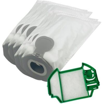 JaTop 6 Staubsaugerbeutel Vlies geeignet für Vorwerk Kobold VK7S VK7 FP7S FP7 inkl. Motorfilter mit Duftchiphalter JaTop 6 Staubsaugerbeutel Vlies geeignet für Vorwerk Kobold VK7S VK7 FP7S FP7 inkl. Motorfilter mit Duftchiphalter
