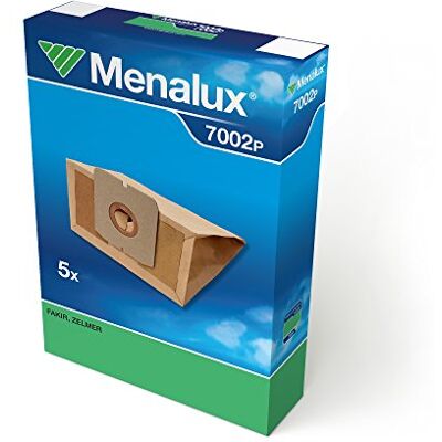 Menalux 7002 P, 5 Staubbeutel für Hanseatic, Fakir, Zelmer, Quigg, Condell und Bestron Menalux 7002 P, 5 Staubbeutel für Hanseatic, Fakir, Zelmer, Quigg, Condell und Bestron