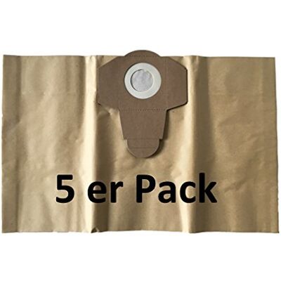 Grizzly Tools 5 Staubsaugerbeutel / Schmutzfangsack / Staubbeutel passend für FIF Nass Trocken Sauger 20 Liter Grizzly Tools 5 Staubsaugerbeutel / Schmutzfangsack / Staubbeutel passend für FIF Nass Trocken Sauger 20 Liter