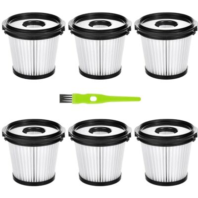 Ecnaka 6 Stück Filter Ersatzteile Zubehör für Shark Detect Pro IW3611DE / IW3611EU / IW3612EU / IW1611DE/ IW1611EU/ BU1120EU Akku-Staubsauger,HEPA Ersatzfilter Ersatzteile für IW3511 IW1111 IW3120,IW1120 Ecnaka 6 Stück Filter Ersatzteile Zubehör für Shark Detect Pro IW3611DE / IW3611EU / IW3612EU / IW1611DE/ IW1611EU/ BU1120EU Akku-Staubsauger,HEPA Ersatzfilter Ersatzteile für IW3511 IW1111 IW3120,IW1120