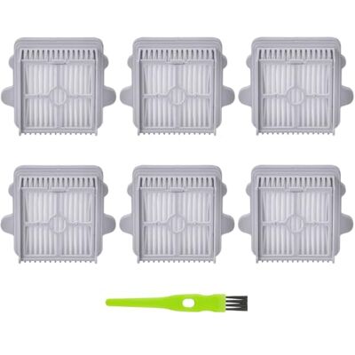 Ecnaka 6 Stück F25 Filter für Roborock F25 GT/F25 Ultra/F25 LT/F25 XT/F25 RT/F25 ALT/F25 ACE/F25 ACE Combo/F25 Combo/F25 BX Nass und Trockensauger Ersatzfilter Zubehör Ersatzteile Ecnaka 6 Stück F25 Filter für Roborock F25 GT/F25 Ultra/F25 LT/F25 XT/F25 RT/F25 ALT/F25 ACE/F25 ACE Combo/F25 Combo/F25 BX Nass und Trockensauger Ersatzfilter Zubehör Ersatzteile