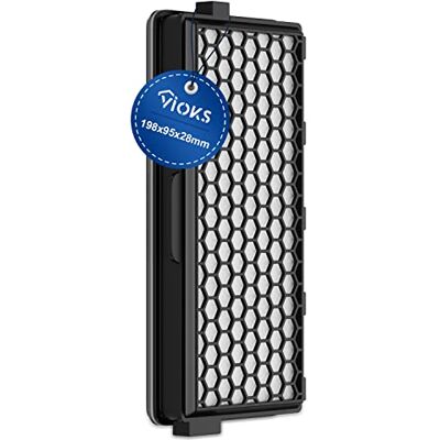VIOKS Filter Ersatz für Mielе 9616110 SF-HA50 S8340 SF-AP50 Active Air Clean Filter, passend für Mielе Motorschutzfilter, Hepa Filter Staubsauger Ersatz für Mielе Staubsauger Cat and Dog, C3 VIOKS Filter Ersatz für Mielе 9616110 SF-HA50 S8340 SF-AP50 Active Air Clean Filter, passend für Mielе Motorschutzfilter, Hepa Filter Staubsauger Ersatz für Mielе Staubsauger Cat and Dog, C3